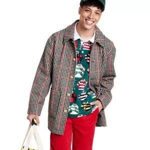 NEW Rowing Blazers x Target Men's Plaid 2-Pocket Button-Down Jacket 2XL XXL